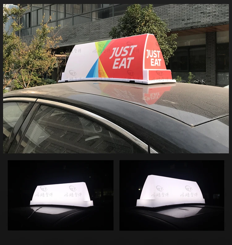 CE quality super bright taxi top roof advertising light box