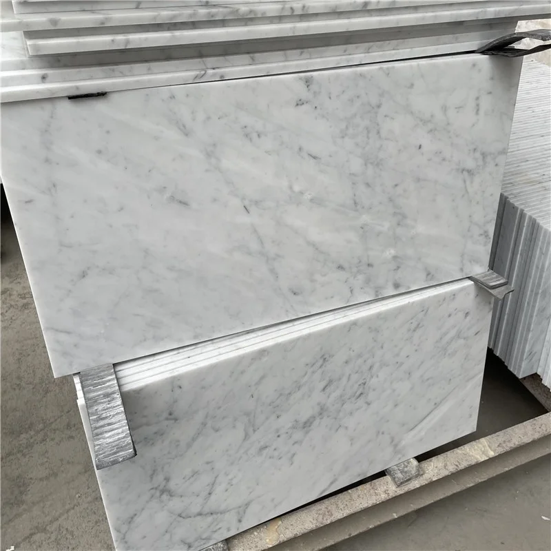 product italy bianco carrara white marble custom tile sheet full body natural stone outdoor application bathroom floor stone cladding-5