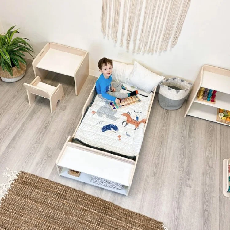 Lm Kids Solid Wooden Kids Beds For Boys Bedroom Furniture Double Decker