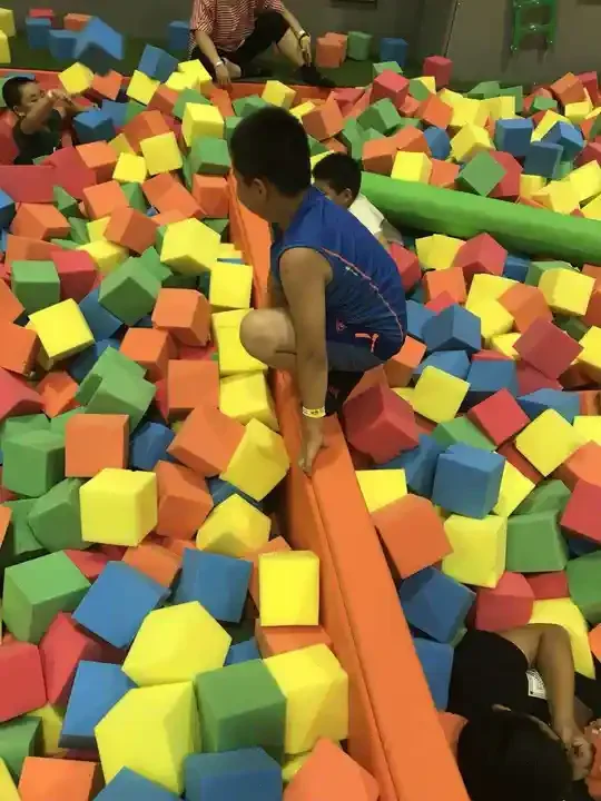 Wholesale High Density High Resilience Blocks Foam Cubes For Foam Pit ...