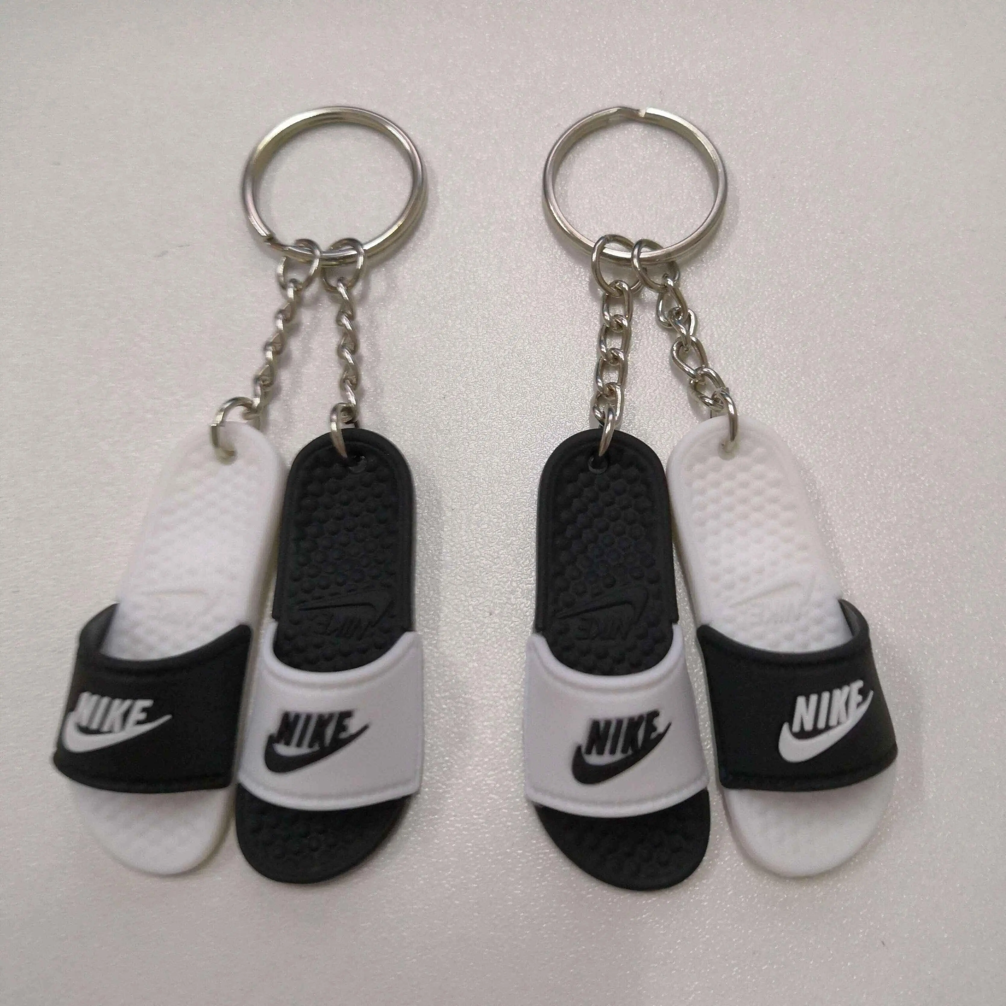 3d Slipper Shoe Keychain Accessories Pvc Keychain Charm For Men Women ...