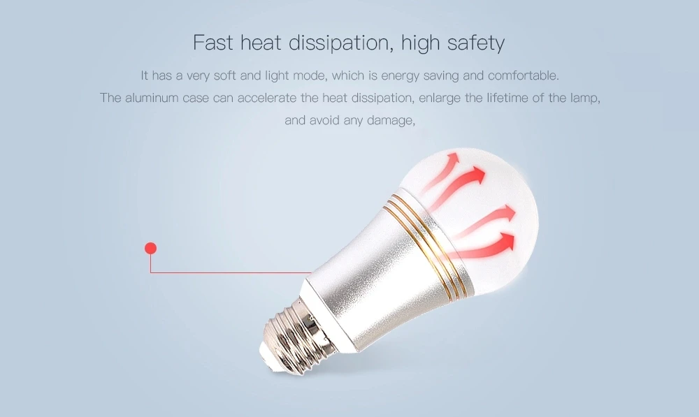 E27 E26 110V Smart Wi-Fi LED Remote Control Wireless RGB Bulb Light