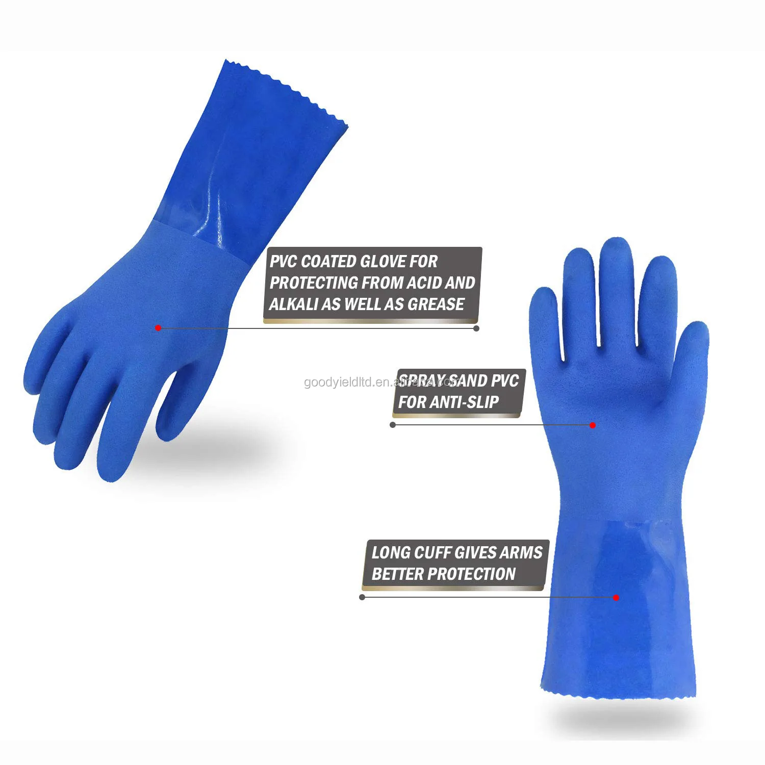 heavy duty pvc gloves