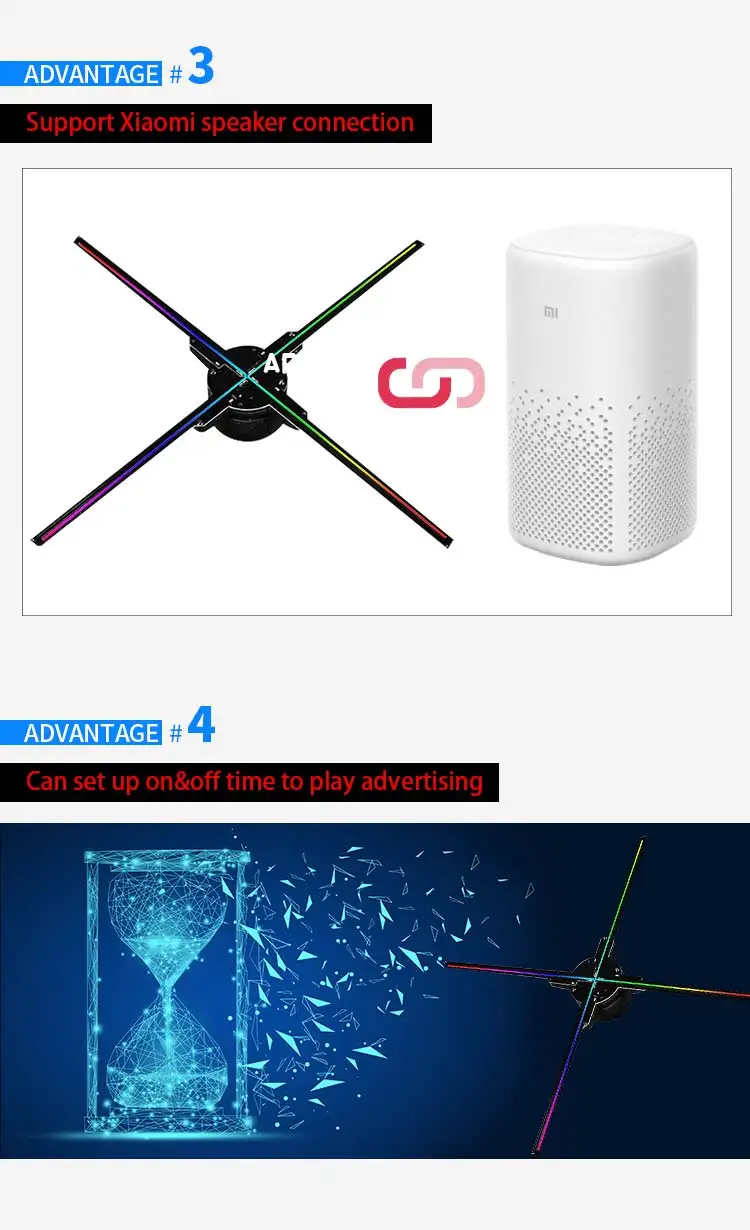 3d Hologram In The Air Projector Hologram Outdoor Display Fan