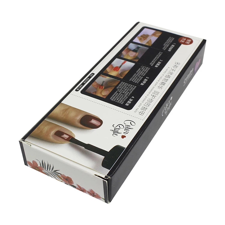 批发纸板指甲油盒包装