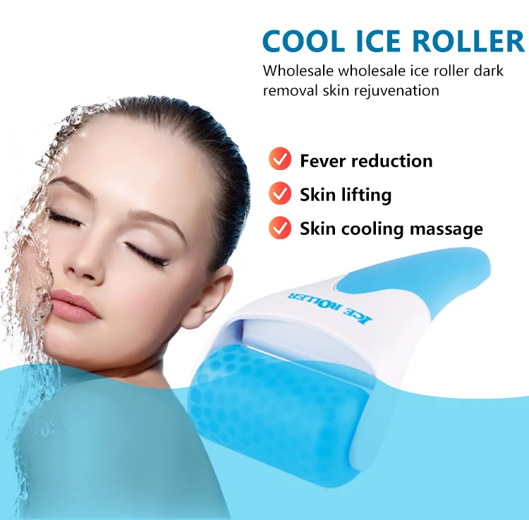 Cooling кожа. Дерма айс. Ролик со льдом для лица. Ice face Roller Massager. Массаж лица ледяным роллером.