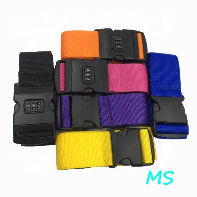 Adjustable Travel Luggage Belt Strap Heavy Duty Pp Polyester Customized