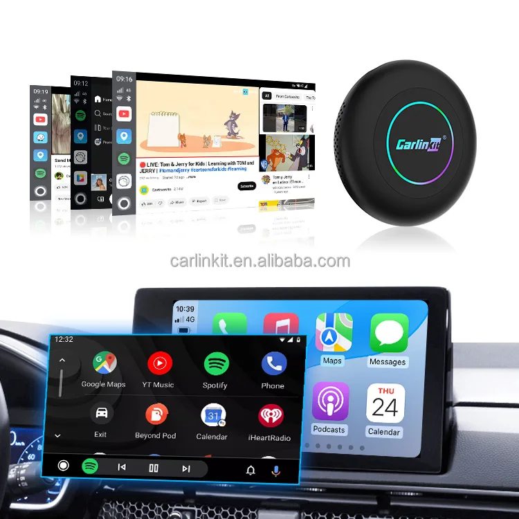 carlinkit Android 15 Tbox ultra 2 8gb 128gb Aibox 6350 5G Wireless