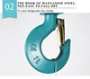 popular angled block pulley chain hoist with double brake