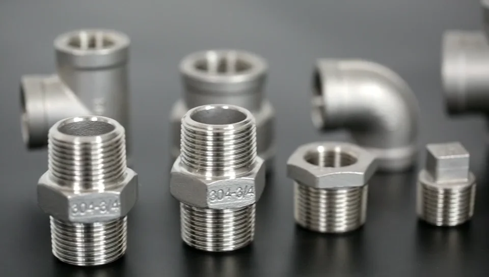 stainless steel male pipe fittings nipple ss304 barrel nipple