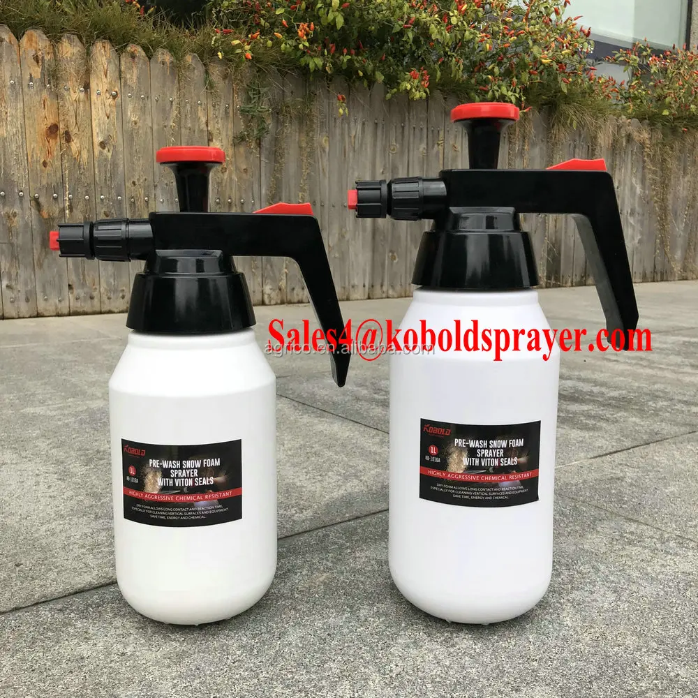 2l Car Wash Foam Sprayer Hand Pump Foam Generator Nozzle Wash Spray Bottle Buy Car Wash Foam