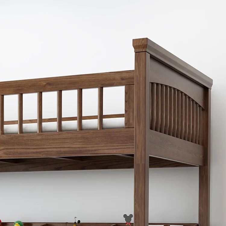 product-BoomDear Wood-Factory production and lower price kids children modern solid wood bunk bed wo-1