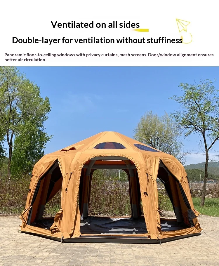 Adventure Ridge Inflatable Tent Ridge Tent Outdoor Camping Fully Automatic Inflatable >3000mm ...