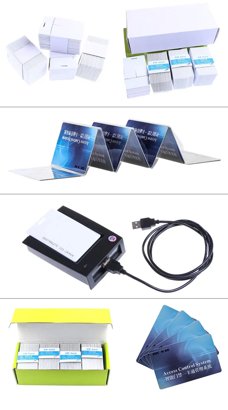 low price PVC ABS mixed material 13.56MHz Entrance and Exit gate access control system IC card