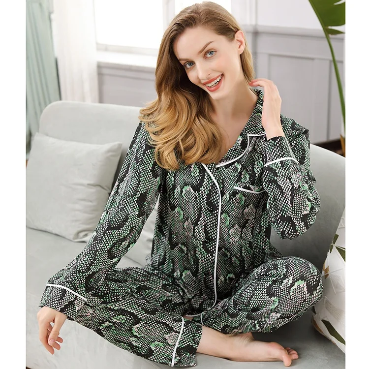 2 Piece Women Sleep Wear Big Size Pyjama Best Pajamas Womens Cotton