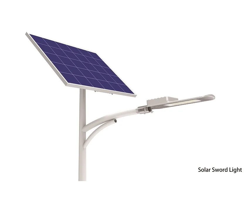Blue Carbon Manufacturer High Quality Solar Street LED Light Outdoor Sword Light 50W
