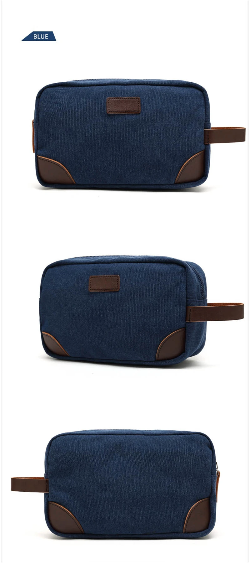 black toiletry bag