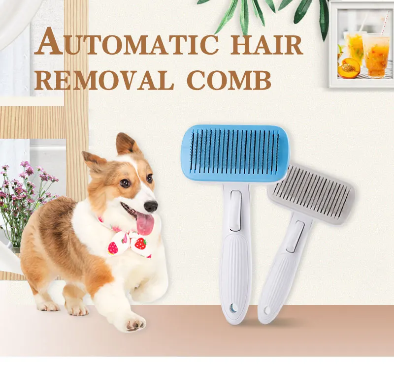 Metal Pet Grooming Comb Stainless Steel Pet Comb Dog Brush Pet Grooming