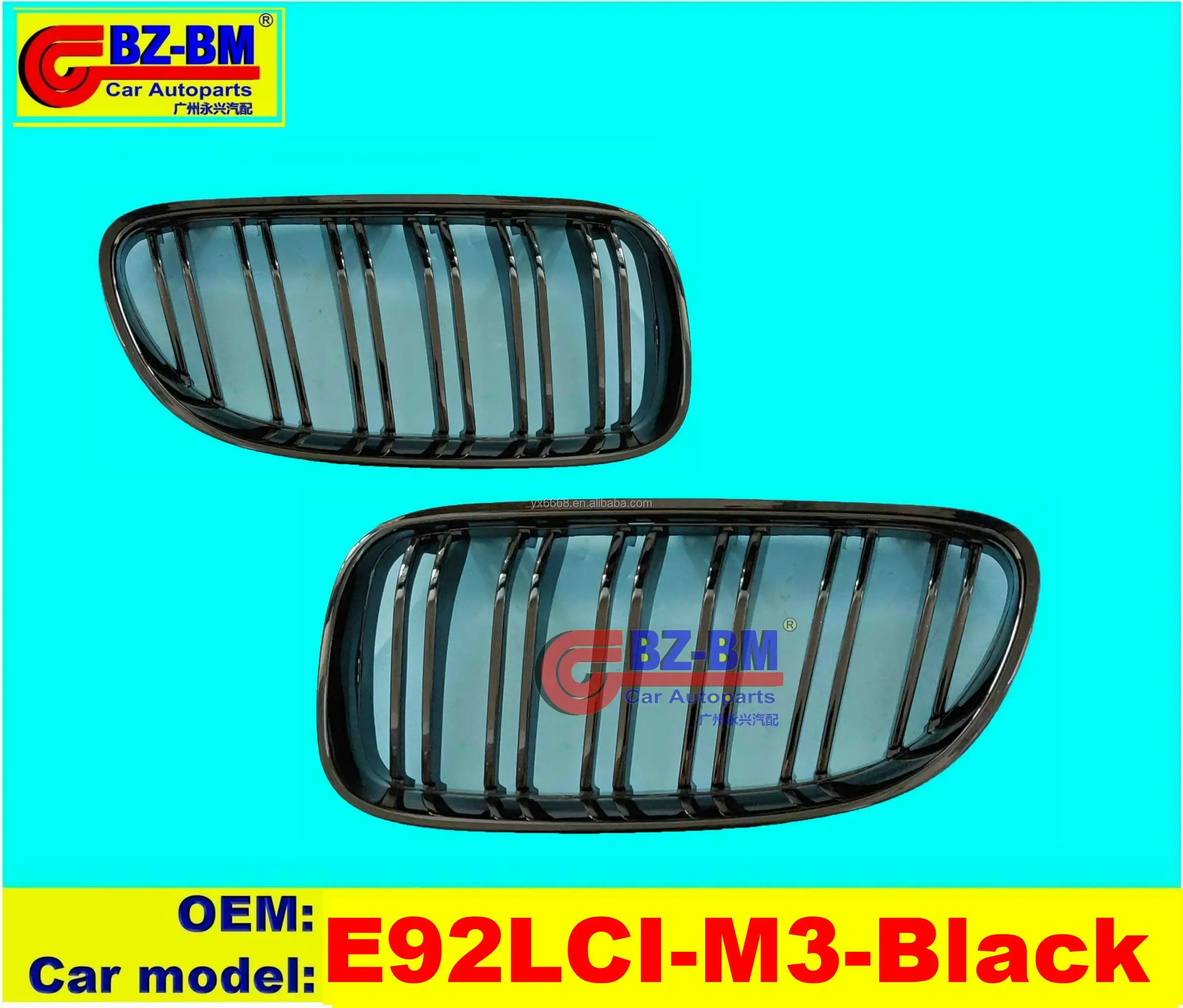 Grille E90 F10 F30 E70 X5 E60 E46 E39 M5 Carbon Fiber Front Bumper Gril ...