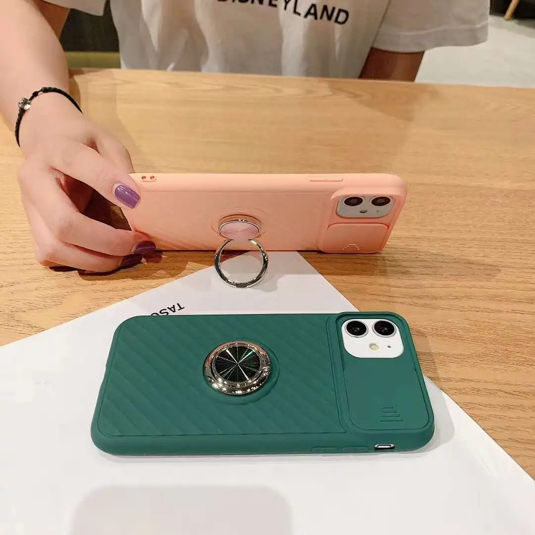 Easy Push Pull & Ring Cell Phone Back Cover For Iphone 6s Females Phone