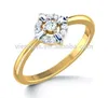 Woman 2 Gram Gold Ring with Light Weight 14k Gold Jewelry Yellow 14K Gold Ring