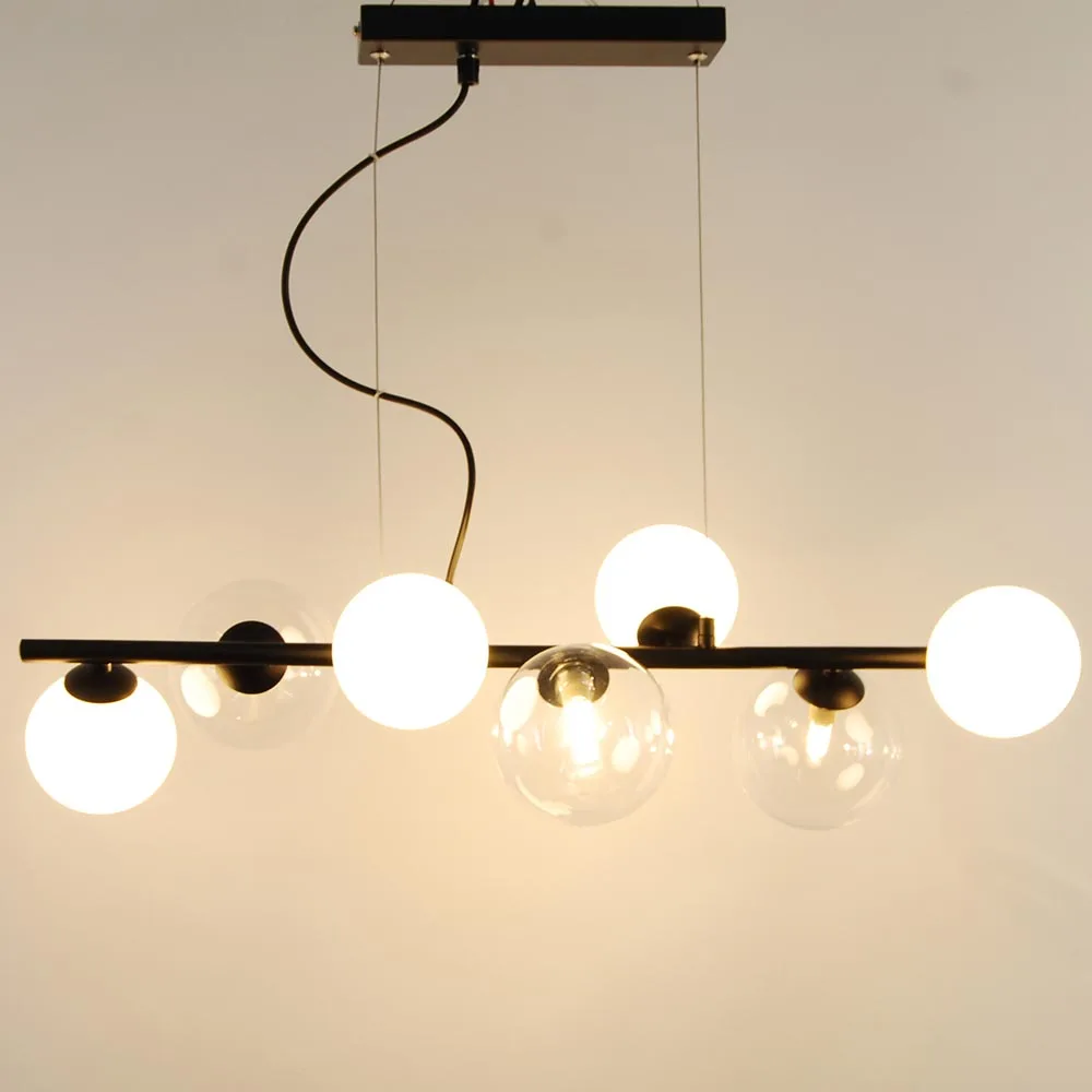 Wholesale Warm White Led Indoor Lighting Pendant Lamp Round Balls Glass Pendant Light