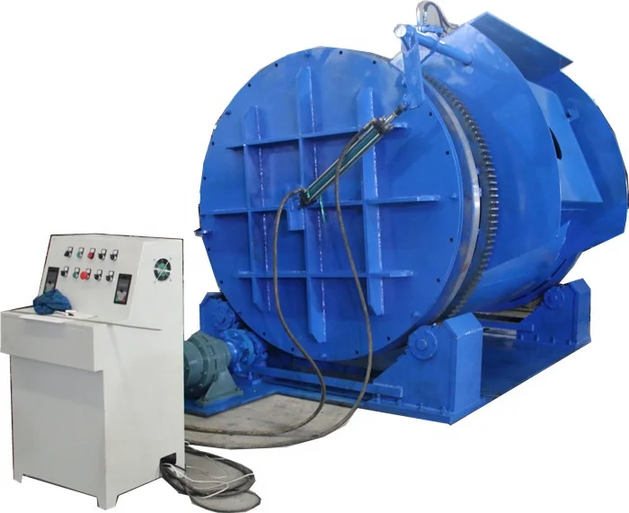 热销1000千克铝旋转熔炼炉