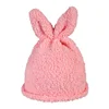 South Korean version rabbit ear winter children warm knit cap bean bean cap