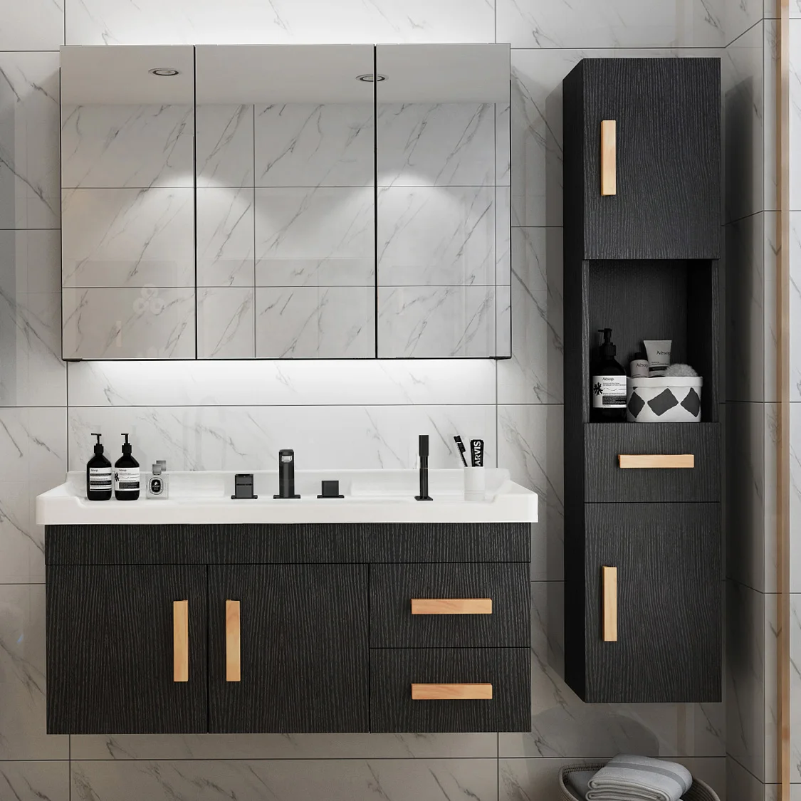 Venta al por mayor tocador de melamina-Compre online los mejores