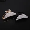 Factory wholesale hair accessories jewelry headwear diamond-studded large grab hair claws clips for women