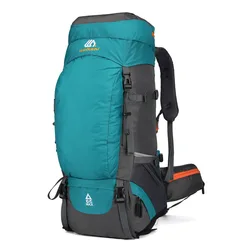 65L Waterproof Lightweight kitbag Hiking Backpack with free Rain Cover for Climbing Camping Touring hiking