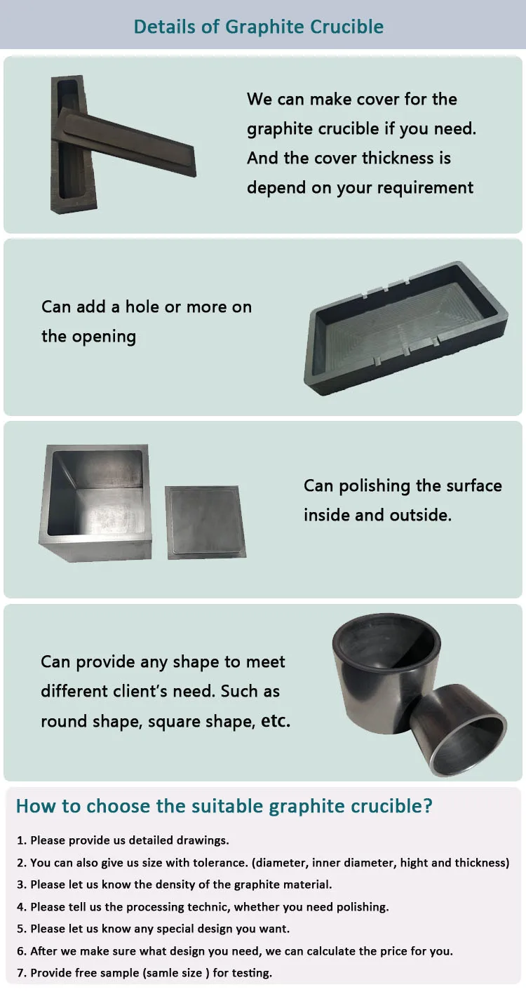 Graphite boat for casting aluminum gold ingot 