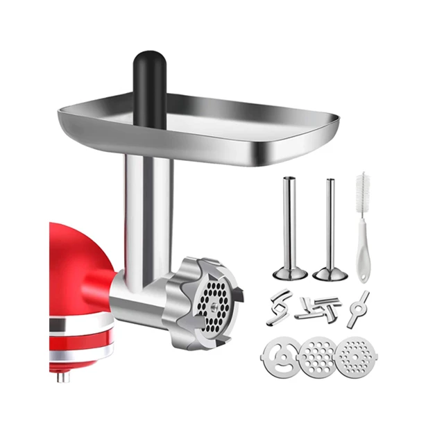
stainless steel meat grinder spare parts Compatible with All KitchenAid Stand Mixers 