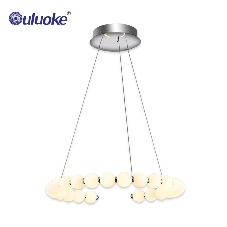 Popular luxury decoration lighting ring circle modern hang ceiling pendant light