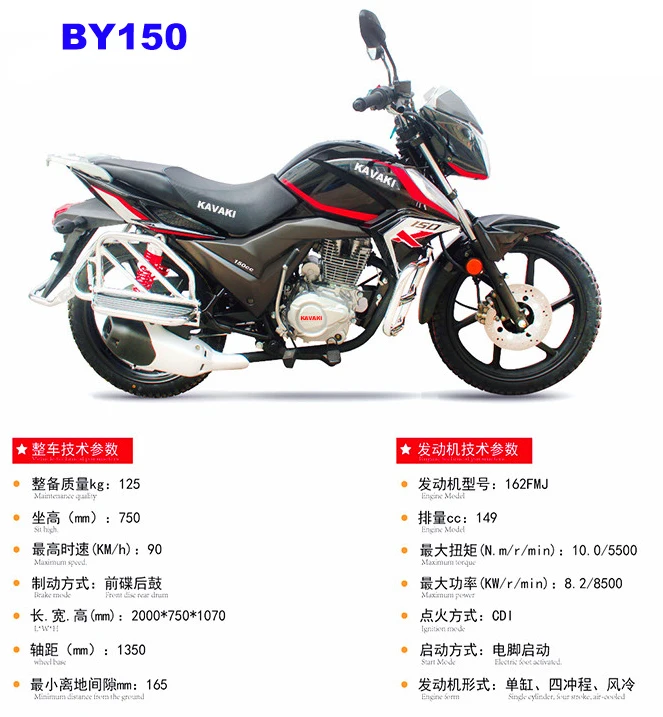 Guangzhou factory export HAO modle GN150 hot sale Africa and Middle East JIN gasoline motorcycle