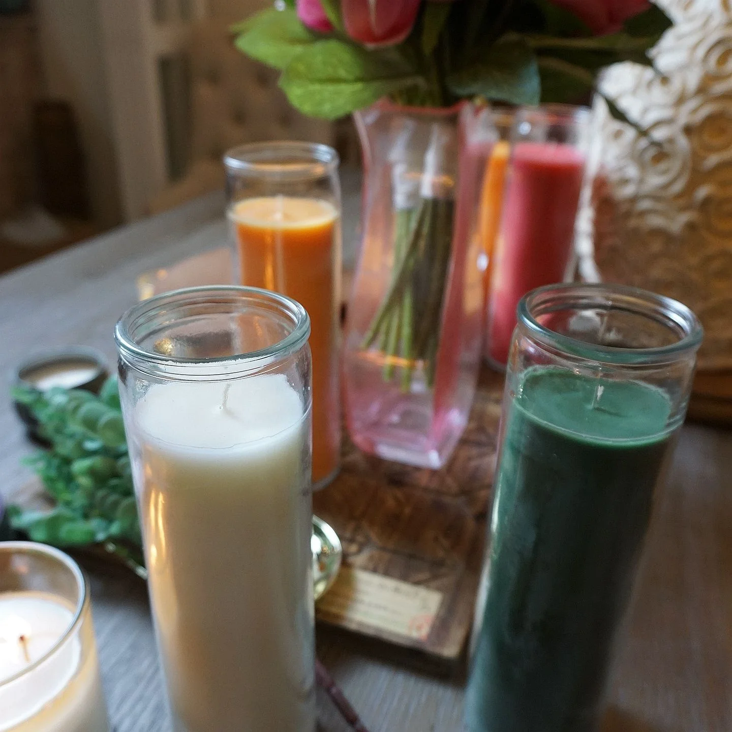 White Unscented 7 Day Candles Tall Glass Jar Candles Buy 7 Day