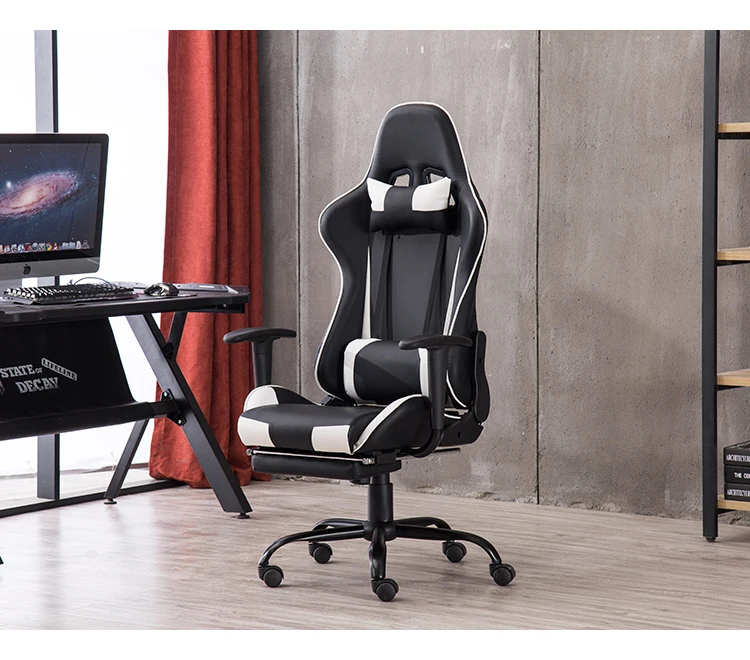 white gaming chair