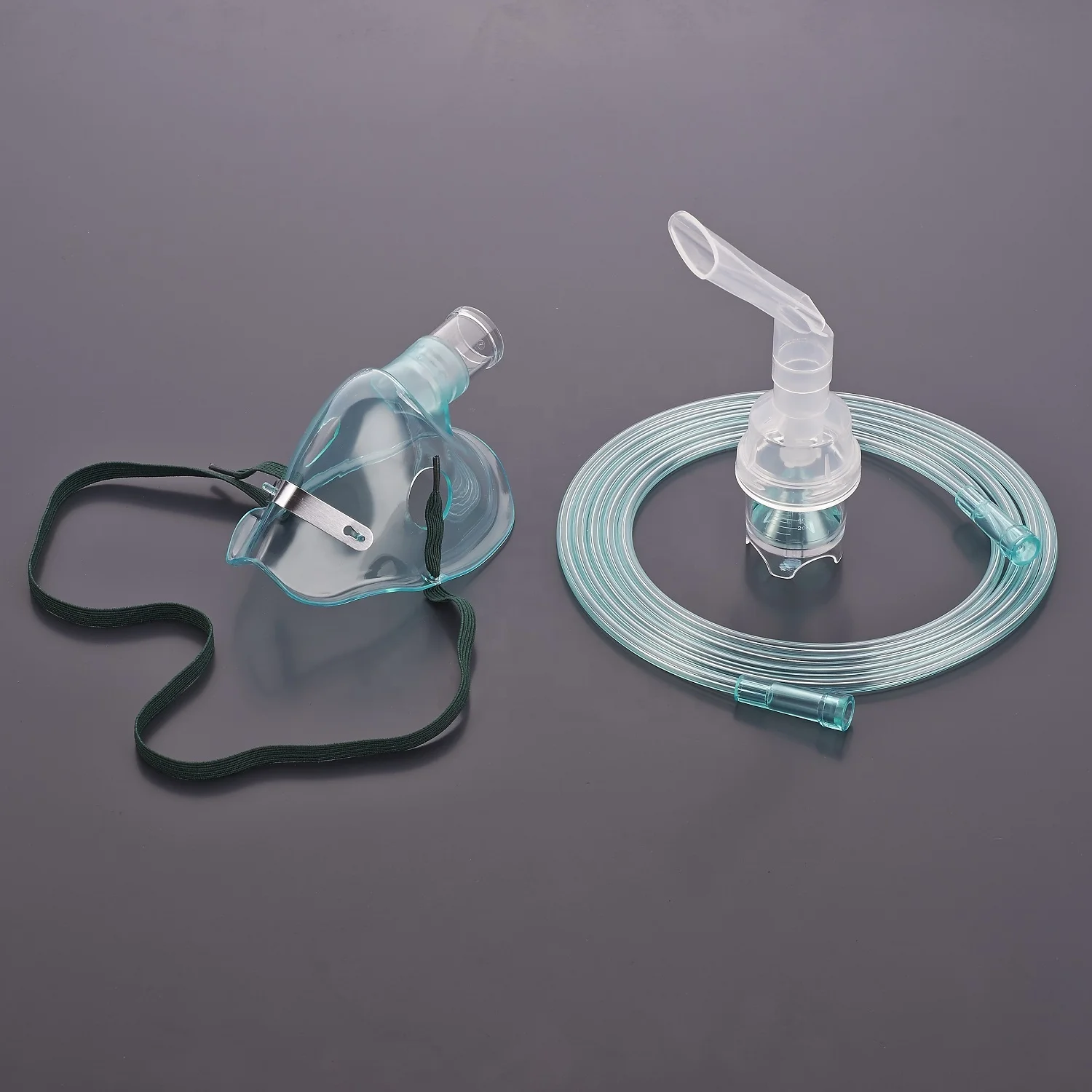 Medical Oxygen Mask With Nebulizer Disposable PVC oxygen mask with tube Non Rebreathing Face Mask with Reservoir Bag details