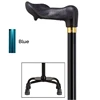 Palm Grip Black Small Quad Base Cane