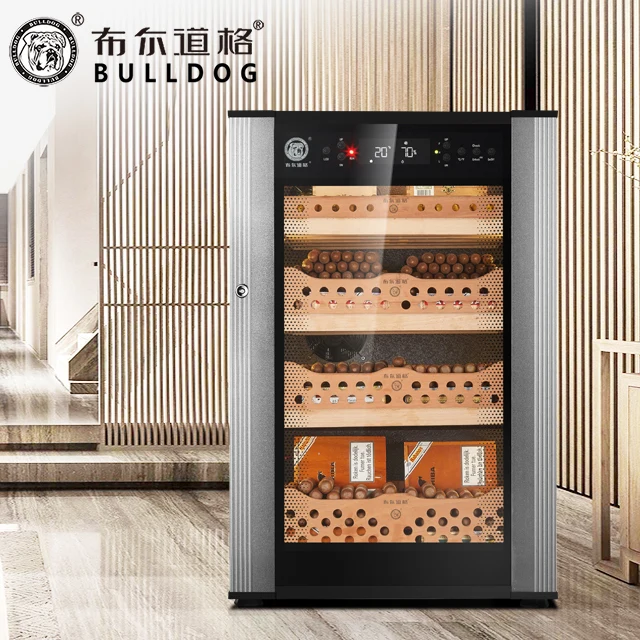 
Professional locker Cigar Humidor Cooler Cabinet Constant High Accurate Humidifying Fan Cooling Compressor 