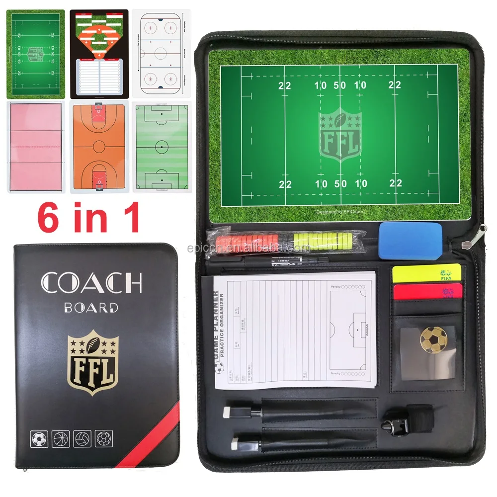 Details about   Football Tactics Coaching Board Soccer Strategy Training Clipboard Reliable 