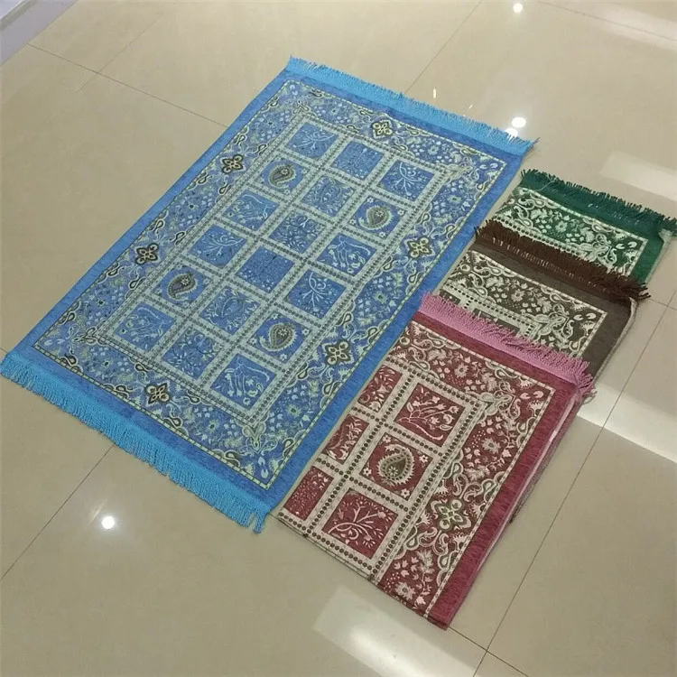 110x70cm Prayer Rugs Turkish Islamic Muslim Prayer Mat Floral Ramadan
