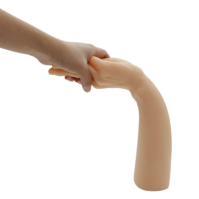 2019 custom logo artificial hand shaped soft fist dildo large size anal sex toys for women