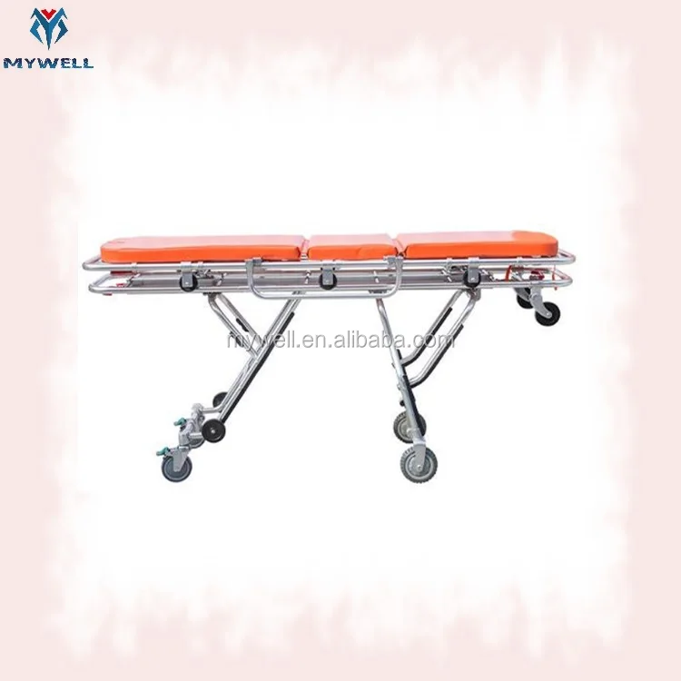 M-AS03 Aluminum loading ambulance stretcher folding medical equipment hospital type equipment