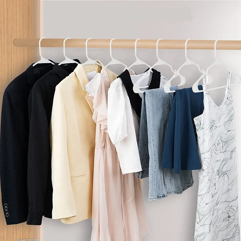 Popular Plastic Clothes Hangers Clothing Hangers Standard Plastic