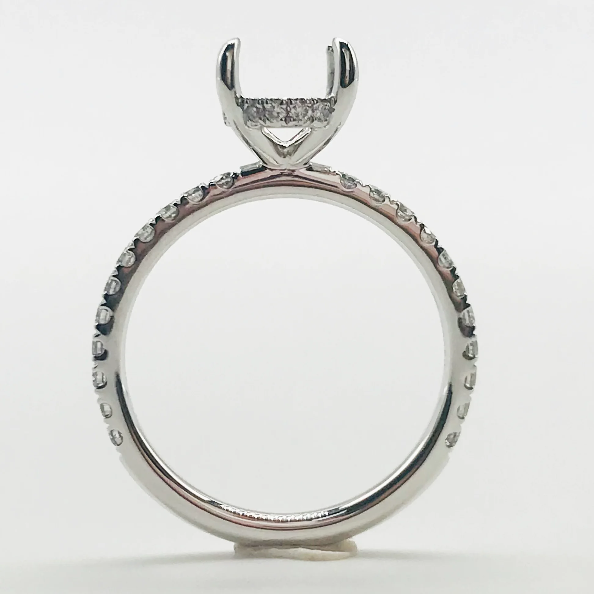 14k /18k Gold Blank Engagement Ring Setting Ring Setting Without Stones