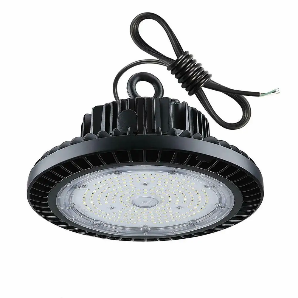 Competitive price high shed lamp high brightness UFO LED high bay light 150W 200W 600W Equivalent 21000 LM for warehouse