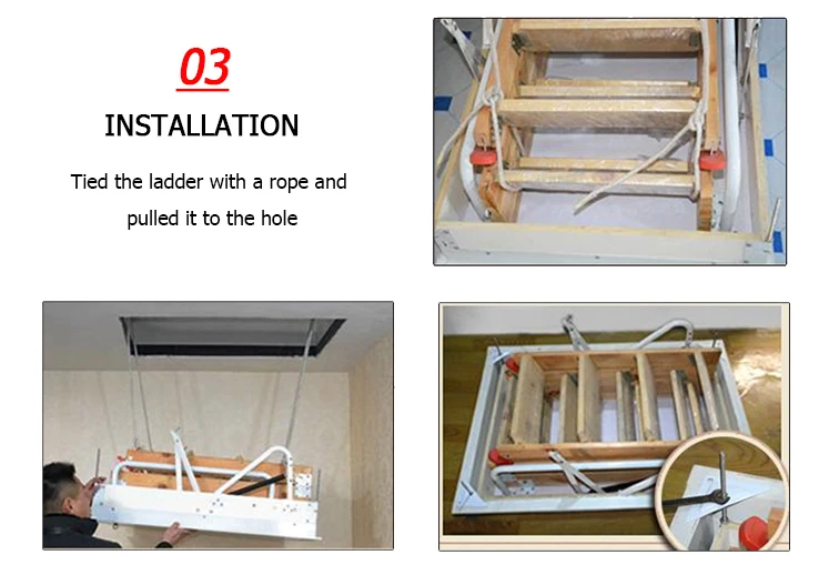 rustic wood ladder