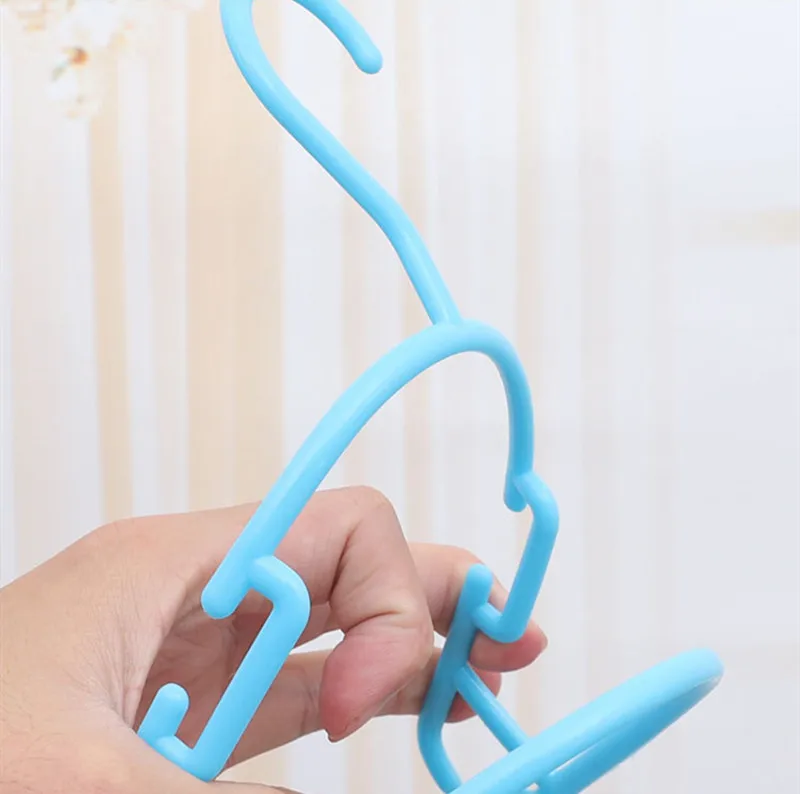 Colourful Kids Plastic Hangers Clothes Rack Baby Laundry Small Hanger ...