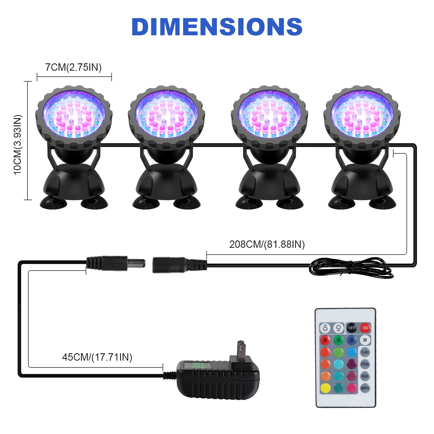 Aquarium Diving Spotlight Waterproof Underwater Fish Tank Lights Buy